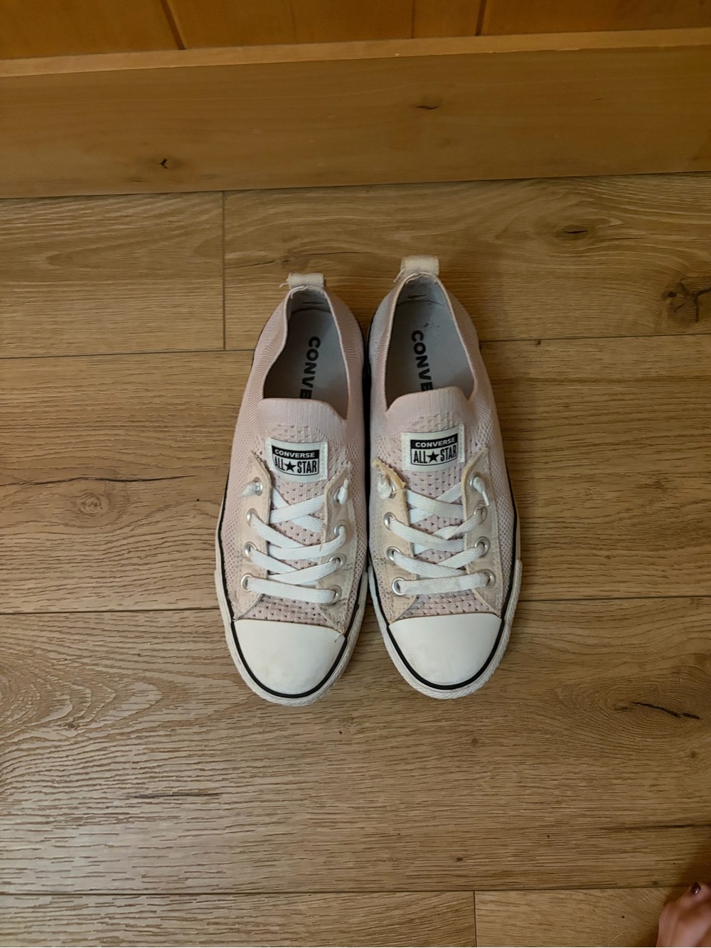 Converse Women's Light Pink Low Top Sneakers